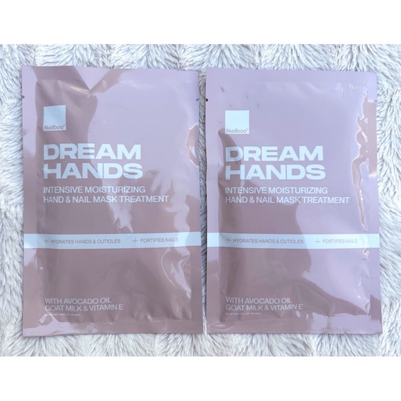 NEW (Set of 2) Nailboo Dream Hands Intensive Moisturizing Hand and Nail Mask - Picture 13 of 17